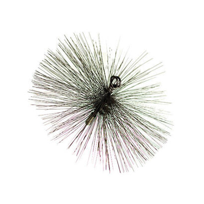 Steel brush metal cleaning rod made of round steel FI 250 with M-12 thread