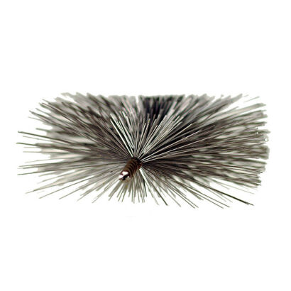Steel brush metal flat cleaning brush 30 x 100 mm with M-12 thread