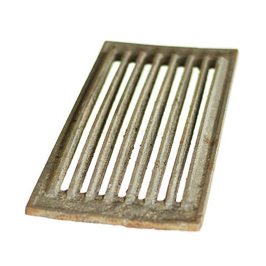 Litinová roštová deska do krbu, kamna, ohniště Grudziądz 30 x 15 x 1,5 cm