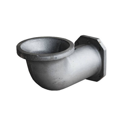 Litinové koleno podavače 100 kW litina pro šnekový podavač