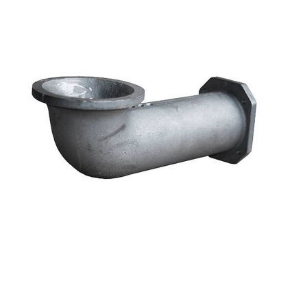 Litinové koleno podavače 75 kW litina pro šnekový podavač