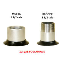 Schutzkappe Muffenanschluss Durchmesser 38 mm (KM 38) - schwarz - 2