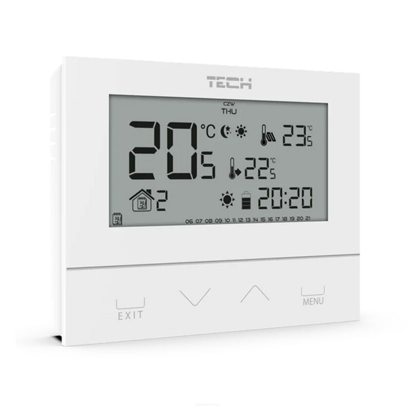 Control panel room regulator thermostat ST-292 V3 with floor sensor