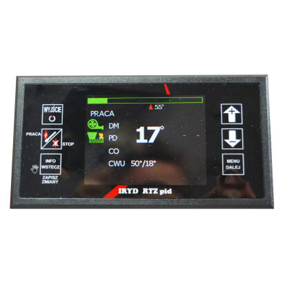 Přední panel pro regulátor IRYD RTZ