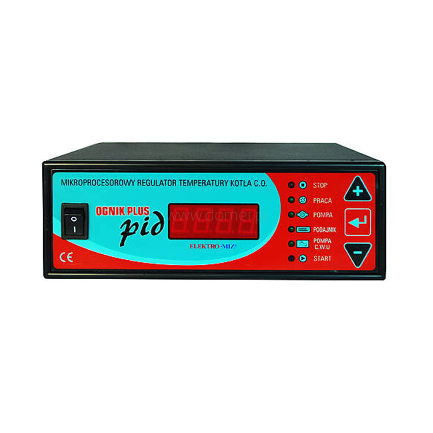 Sterownik OGNIK PLUS algorytm PID regulator temperatury do kotła pieca z podajnikiem