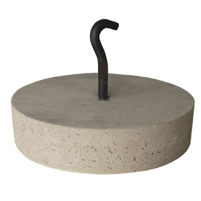 Betonhitzebeständiger Deflektor 31 cm - Beton BOS 135 Strahler Flammenzerstörer