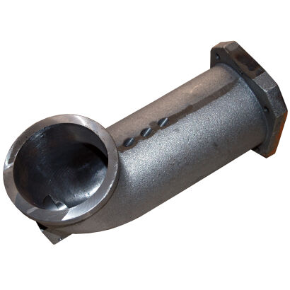 Litinové koleno podavače 25 kW litina pro šnekový podavač na jemný uhlí