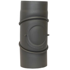 Adjustable 3-piece steel painted chimney elbow diameter 300 mm - 2