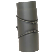 Adjustable 3-piece steel painted chimney elbow diameter 300 mm - 3