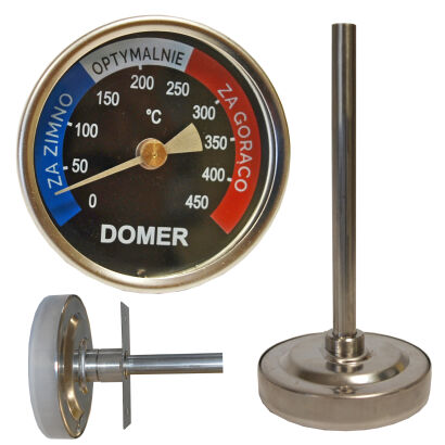 Flue Gas Temperature Checker Thermometer 450 Degrees C for Chimney Pipe