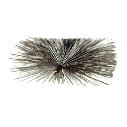Steel brush metal flat cleaning brush 40 x 120 mm with M-12 thread