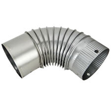 Kolano dymowe kominowe stalowe niemalowane cienkie 0,5 110X90 - 3