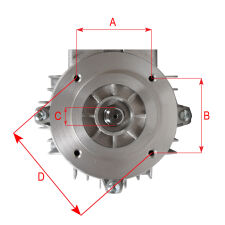 Silnik 0,09 kW Nord do motoreduktora Groszek 1 do podajnika - 2