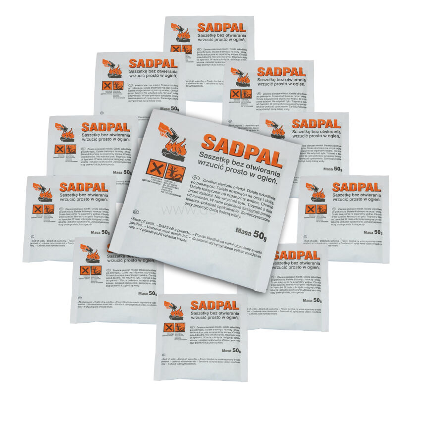 SADPAL for soot burning in the fireplace - set of 30 sachets