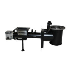 Rotary retort screw feeder for boiler furnace Trio 25 kW eco-pea coal dust pellet Domer Pancerpol - 3