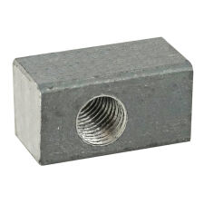 Kostka stalowa, montażowa 25 x 25 mm z gwintem M-16 mocowanie stopki kotła - 3