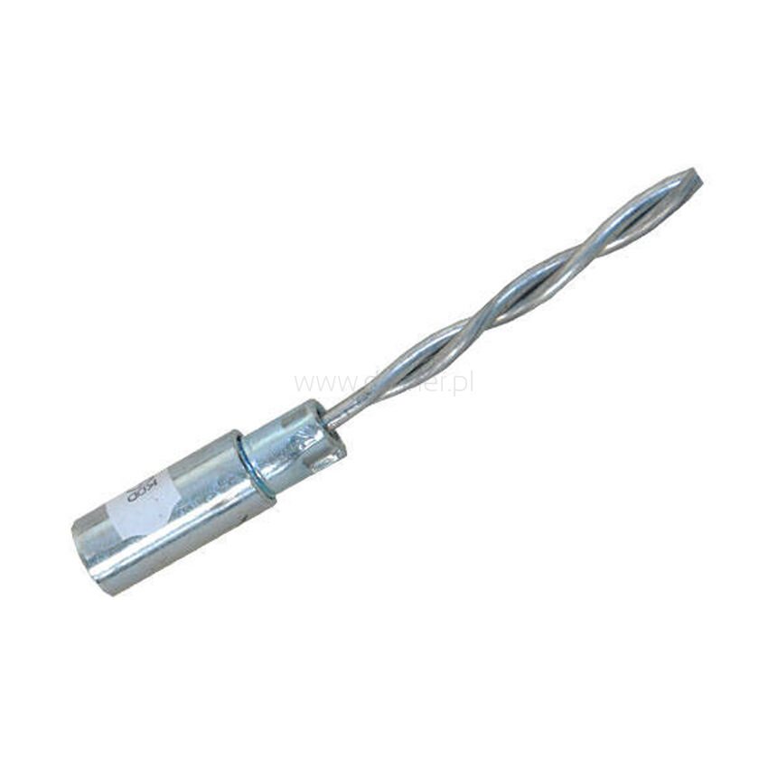 Flexible steel brush holder for cleaning rod length 100 cm