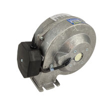 Dmuchawa do kotła z podajnikiem wentylator DM 85 z przewodem 2 m i przesłona X klapka puszka przód - 2