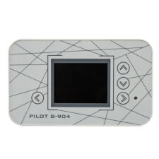 Room panel thermostat regulator PILOT G 904 color display - white housing - 2