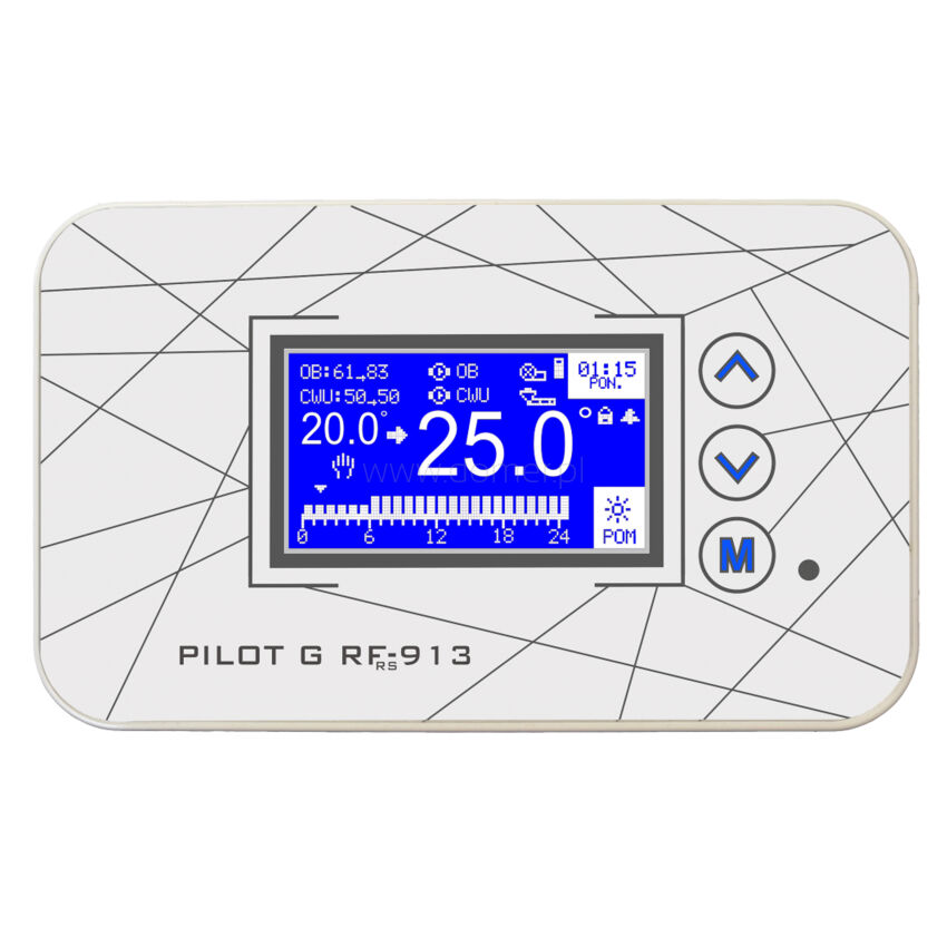PANEL REGULATOR POKOJOWY PILOT G RF NOWY BIAŁY 913.00
