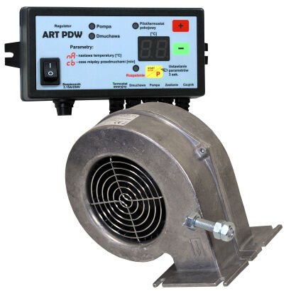 Controller for ART PDW feed boiler and DM 120 blower stove set