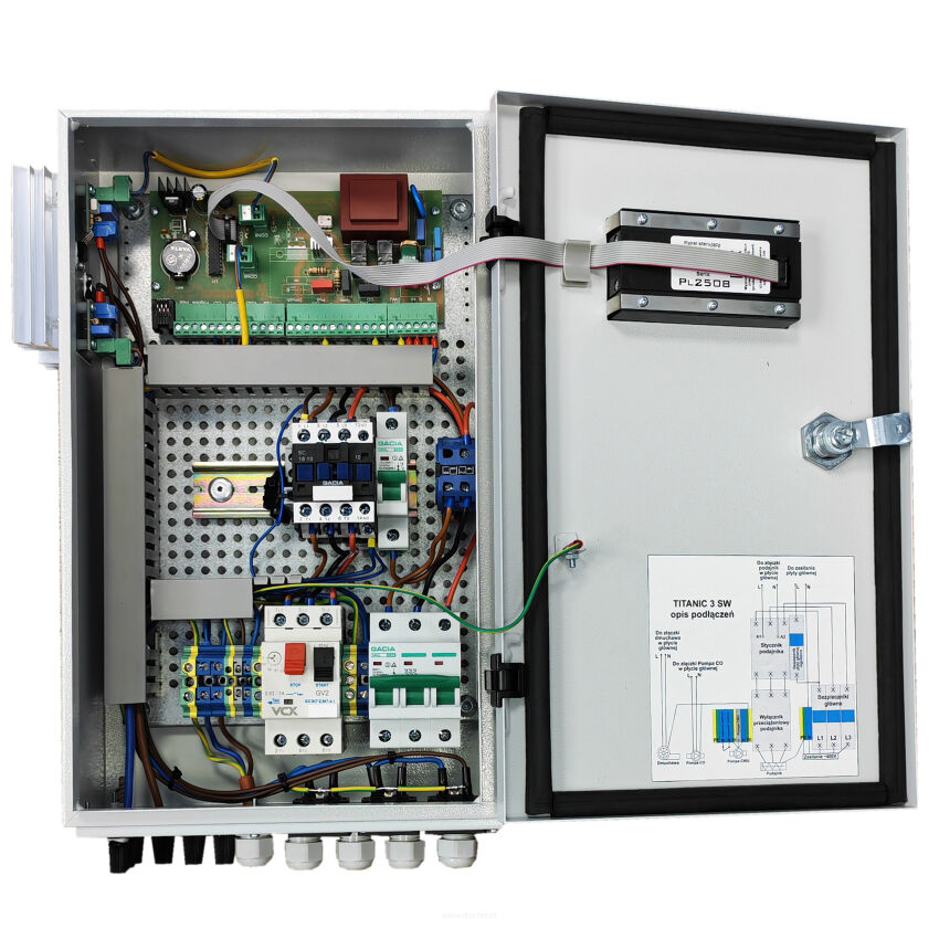 Regulator temperatury TITANIC SW1 WZ PL stycznik ProND