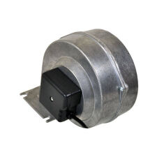 Dmuchawa do kotła, wentylator DM 125 z przewodem 0,7 m klapka - 3