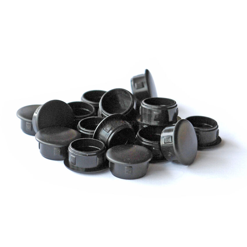 Plug cap stopper FI 15 pack 100 pcs black