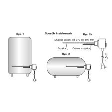 Guaranteed Heater for Boiler with Thermostat, 5/4 Thread, 1500W Power - 4