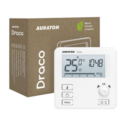 Temperature control panel AURATON DRACO