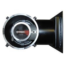 Screw feeder retort for rotary furnace boiler 25 KW eco-pea coal dust Domer Pancerpol switch L/R - 3