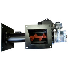 Screw feeder retort for rotary furnace boiler 25 KW eco-pea coal dust Domer Pancerpol switch L/R - 7
