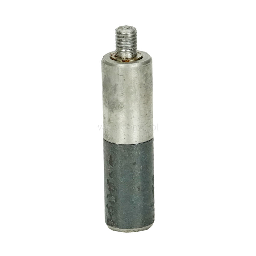 Turned steel hinge for welding FI 18 length 73 with M-8 thread