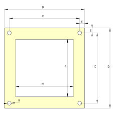 Rubber gasket under the Ekoenergia tank 254 x 250 mm thickness 3 mm - 2