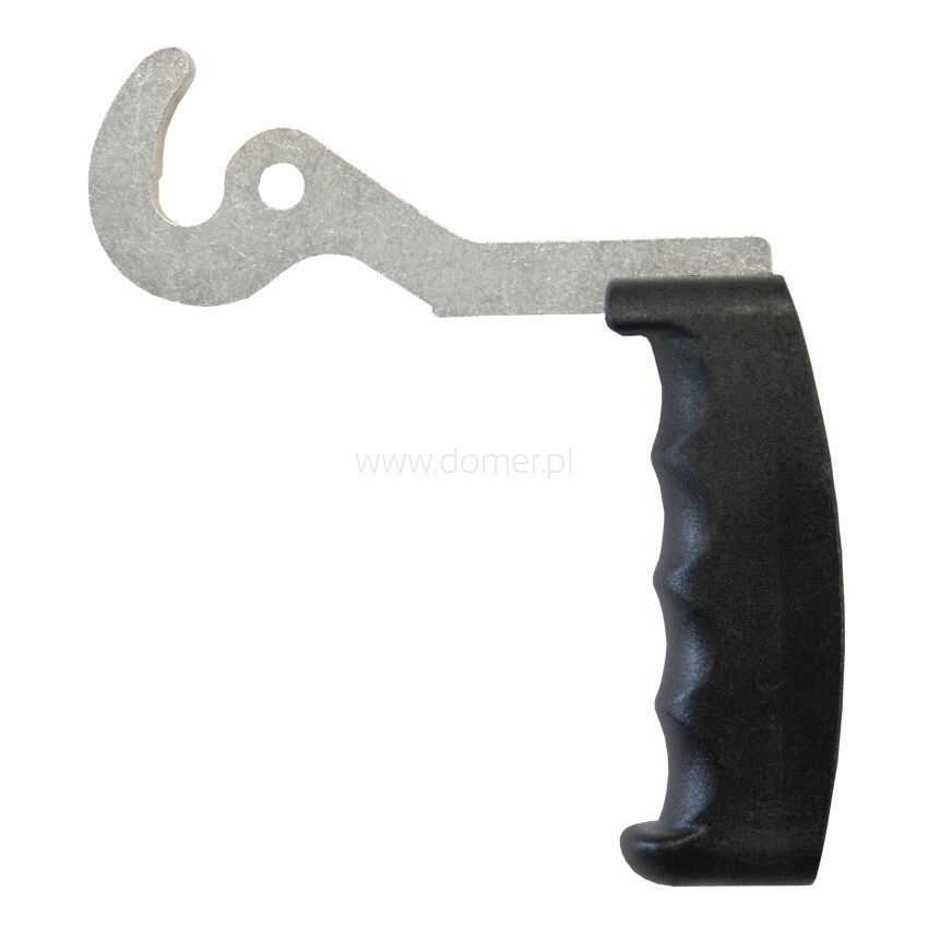 Handle for boiler door slanted shaped L-56