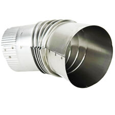 Kolano dymowe kominowe niemalowane cienkie 0,5 130X45 - 4