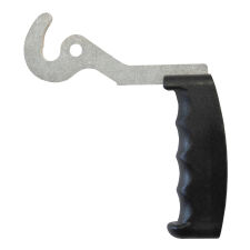 Rączka do drzwiczek kotła pieca prosta L-66 wyprofilowana - 2