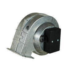 Foukač do kotle, ventilátor RV-13 AMs 15kW, s klapkou a kabelem 2 metry - 2