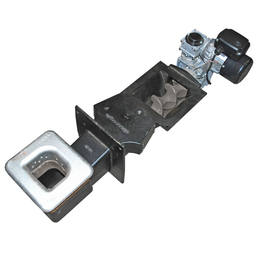 Screw feeder retort for boiler furnace cast iron Ekoenergia 10 - 15 kW 5 Class and EcoDesign switch L/R