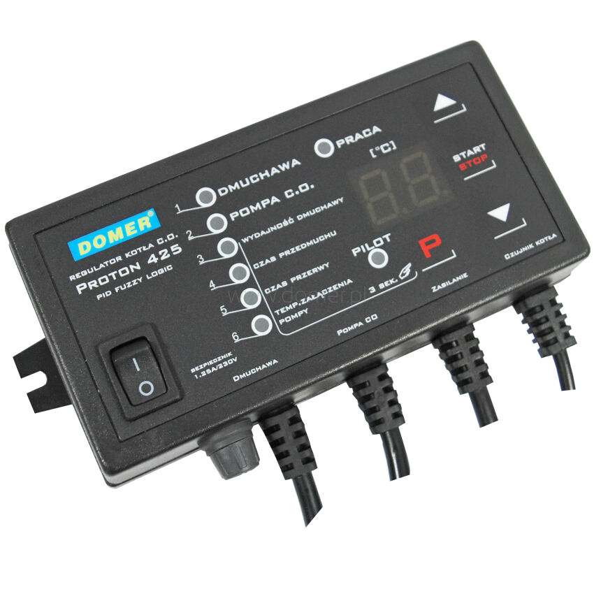 PROTON PID 425.01 controller regulator for a boiler of a feed furnace without emergency thermostat