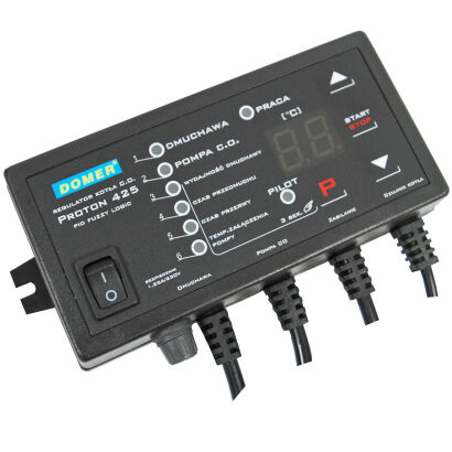 PROTON PID 425.01 controller regulator for a boiler with a feed furnace without an emergency thermostat
