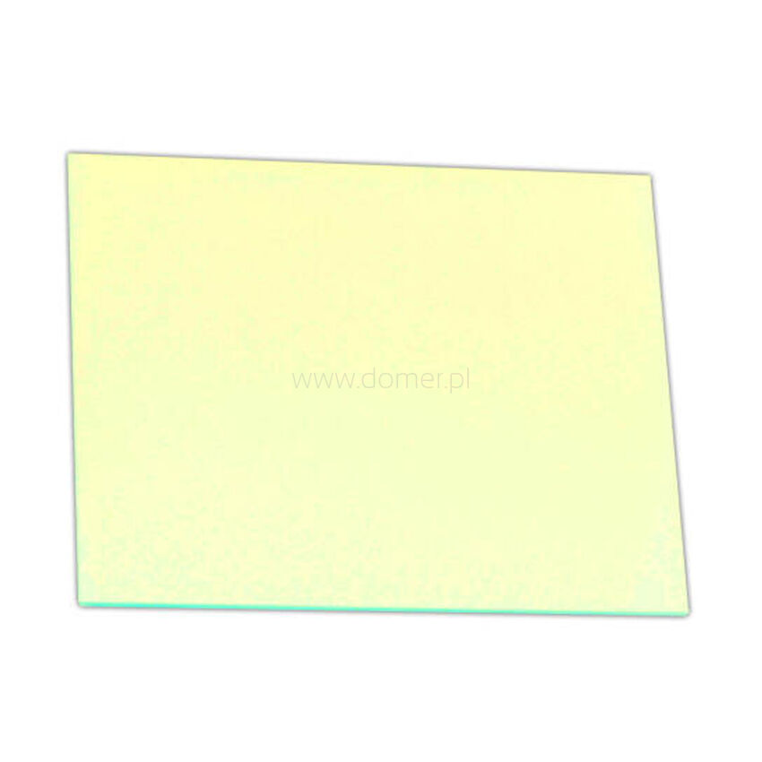Szybka przeciwodpryskowa żółta 50 x 100 mm