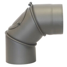 Kolano kominowe 3 elementowe nastawne stalowe malowane średnica 120 mm - 2