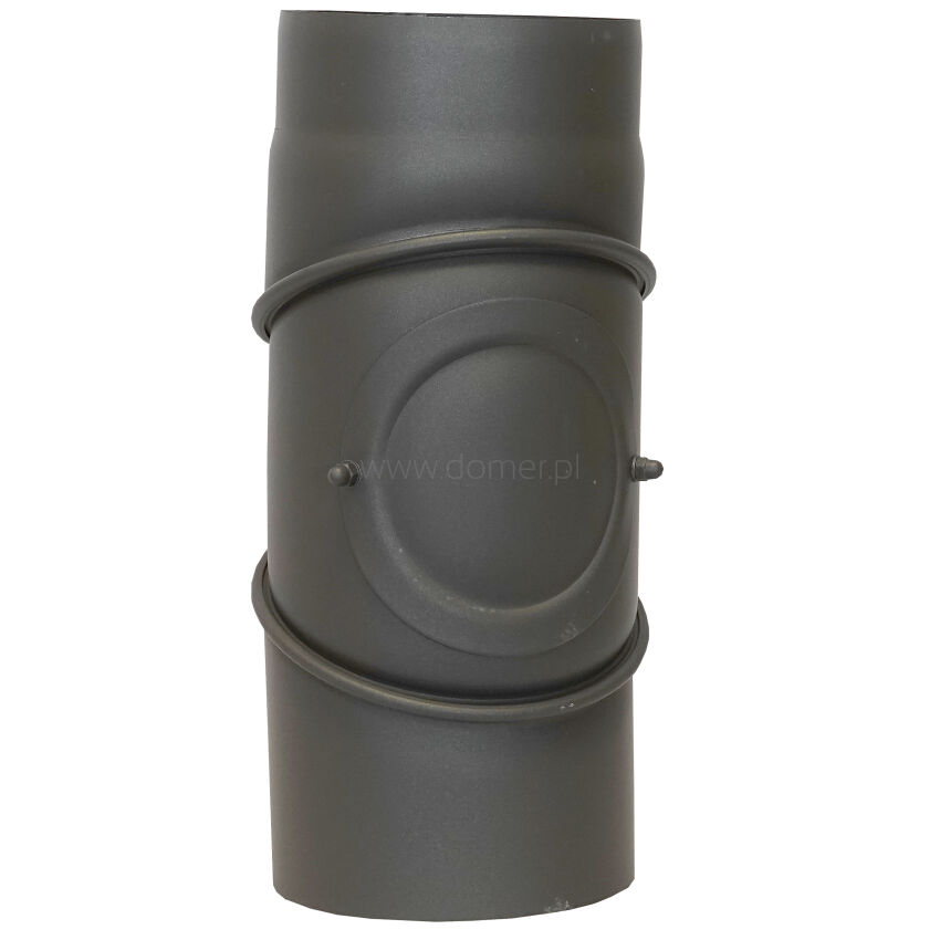 Komínové koleno 3-dielne nastaviteľné oceľové maľované priemer 120 mm