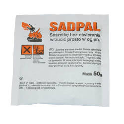 Katalizator do spalania sadzy środek SADPAL do kominka 1 x 50 g (saszetka)