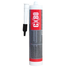 Silikon ognioodporny wysokotemperaturowy CX 80 380 stopni C - czarny - 2