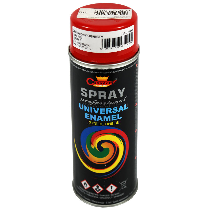 Champion Paint Universal Fiery Red (RAL 3000) spray