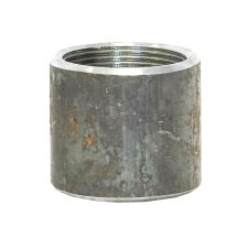 Mufa toczona stalowa do spawania gwintowana gwint 1 cal dł. 60 mm - 2