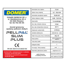 Kocioł na pellet PELLPAL SLIM PLUS o mocy 11 kW - certyfikaty EcoDesign i 5 Klasa - 19