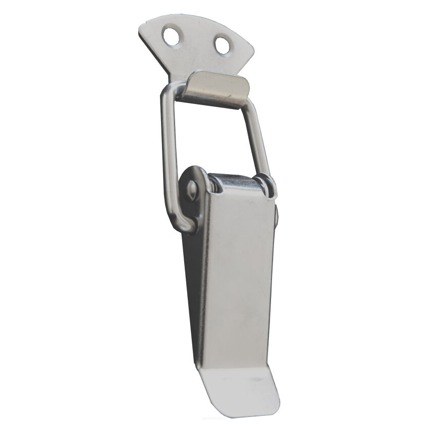 Side latch hook spring clamp screw